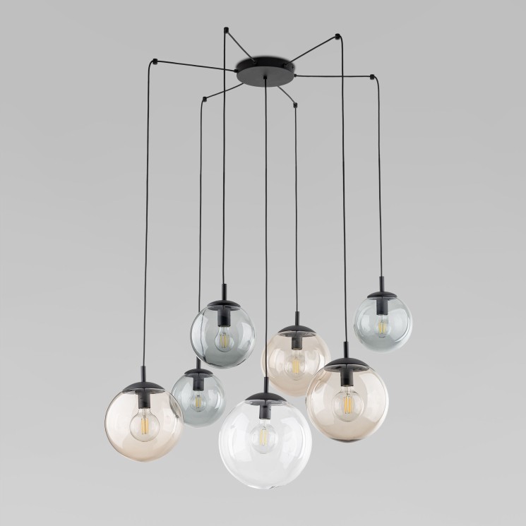 Подвесной светильник со стеклянными плафонами                      TK Lighting  4863 Esme