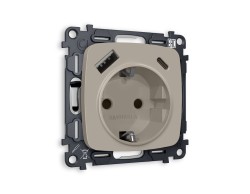 Ambrella Light Комплект механизма электрической розетки Ambrella Volt OMEGA MO370010
