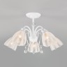 Потолочная люстра с плафонами                      Eurosvet  30155/5 белый