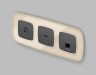 Ambrella Light Лицевая панель для компьютерной/телефонной розетки RJ-45/RJ-11 QUANT Ambrella Volt OMEGA OP9120