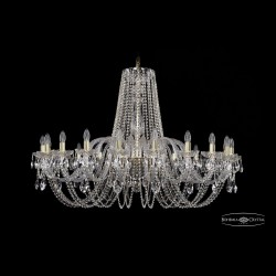 Люстра хрустальная 1402/20/460 G Bohemia Ivele Crystal (Стеклянный рожок)