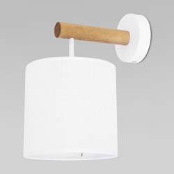 Настенный светильник с тканевым абажуром                      TK Lighting  4108 Deva White