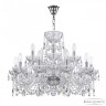 Люстра с хрусталём 5402/10+5/240 Ni Clear/M-1G Bohemia Ivele Crystal (5402)