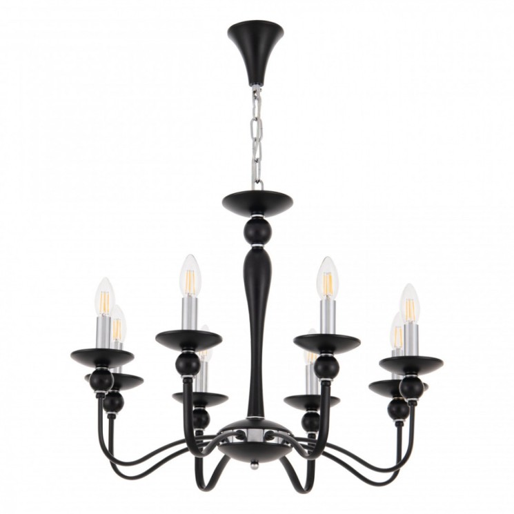 Люстра 820201.1.8.200.U.E14 Bk.Cr Arte Milano (Подвесные)