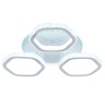 Escada 10263/3 LED*108+6.5W White