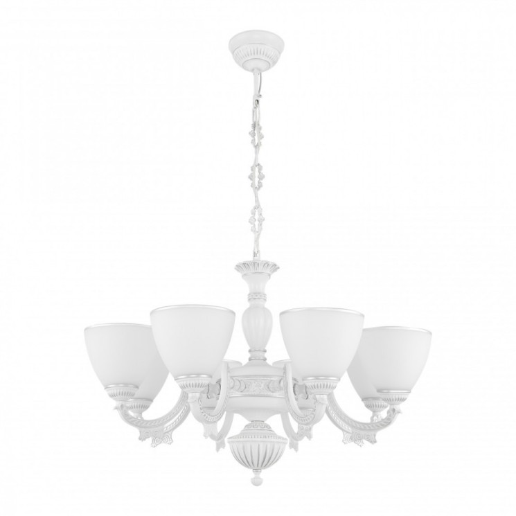 Люстра с плафонами подвесная 342837/8 WT+SL Arte Milano (Подвесные)