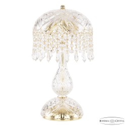 Настольная лампа хрустальная 14781L1/22 G Drops Bohemia Ivele Crystal (Стеклянный рожок)