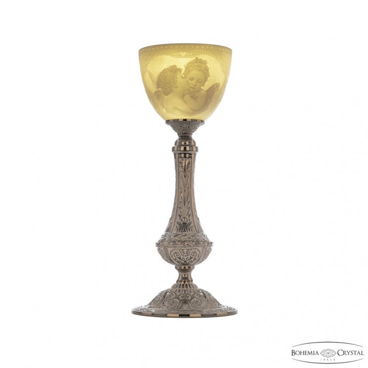 Настольная лампа бронзовая 71100L/15 NW P1 Angel Bohemia Ivele Crystal (Бронзовые)