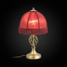 Citilux Базель CL407803 Настольная лампа с красным абажуром Бронза