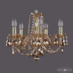 Люстра хрустальная 1402/5/141 G M721 Bohemia Ivele Crystal (Стеклянный рожок)