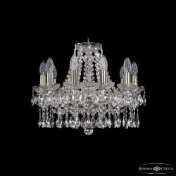 Люстра хрустальная 1413/10/165 Pa Bohemia Ivele Crystal (Стеклянный рожок)