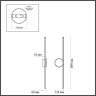 Настенный светильник ODEON LIGHT STILO 6601/18WL