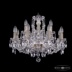 Люстра хрустальная 1402/8/195 Pa Bohemia Ivele Crystal (Стеклянный рожок)