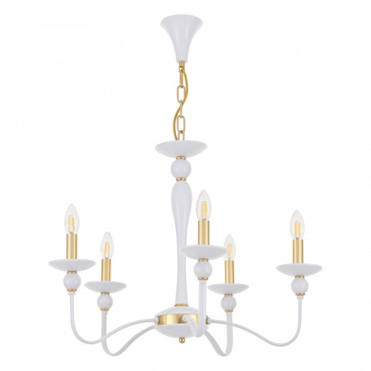 Люстра 820201.1.5.200.U.E14 Wh.Gd Arte Milano (Подвесные)