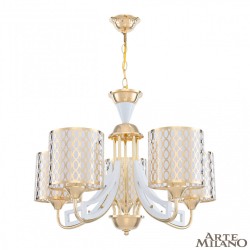 Люстра 303387/5 Wh/Gd Arte Milano (Подвесные)