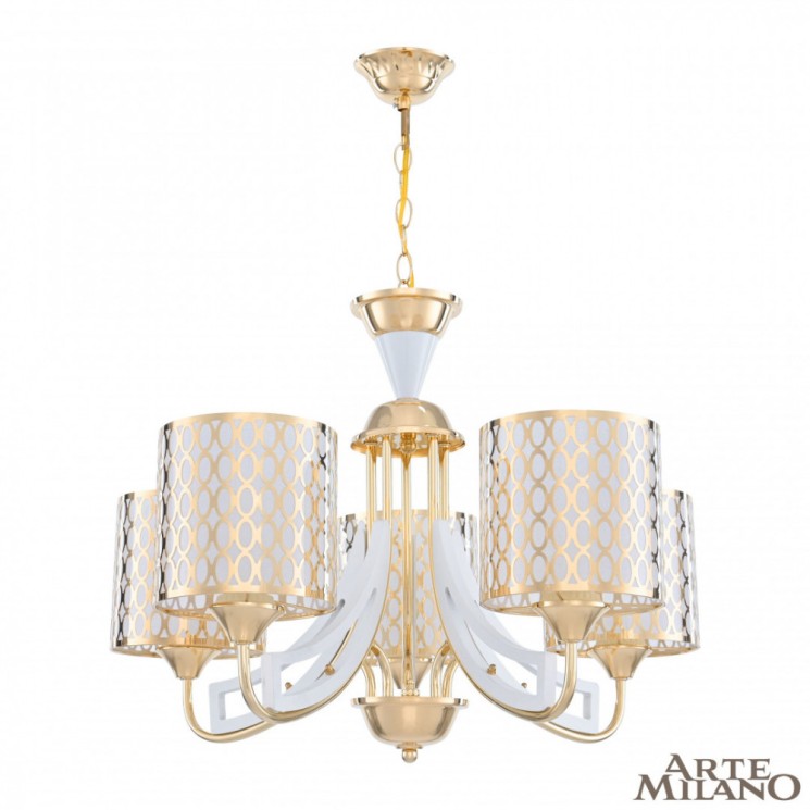 Люстра 303387/5 Wh/Gd Arte Milano (Подвесные)