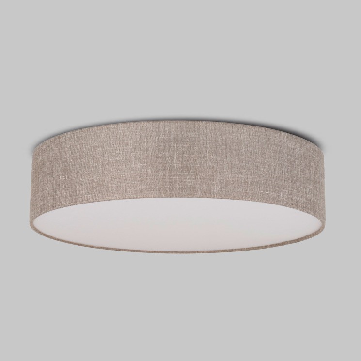 Потолочный светильник с тканевым абажуром                      TK Lighting  5638 Rondo Linen