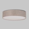 Потолочный светильник с тканевым абажуром                      TK Lighting  5638 Rondo Linen