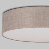 Потолочный светильник с тканевым абажуром                      TK Lighting  5638 Rondo Linen