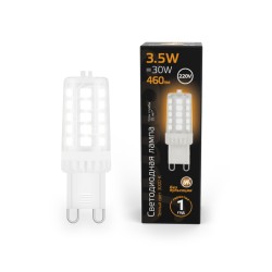 Светодиодная лампа Gauss 3,5W 460Lm 3000K G9 107009105107009105_GAUSS