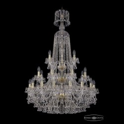 Люстра хрустальная 1409/16+8+4/300/XL-130/3d G Bohemia Ivele Crystal (Стеклянный рожок)