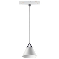 Трековый светильник для низковольного шинопровода, длина провода 0.8м NOVOTECH FLUM 358406
