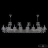 Люстра хрустальная 1453/18/195/1500 Ni Bohemia Ivele Crystal (Стеклянный рожок)