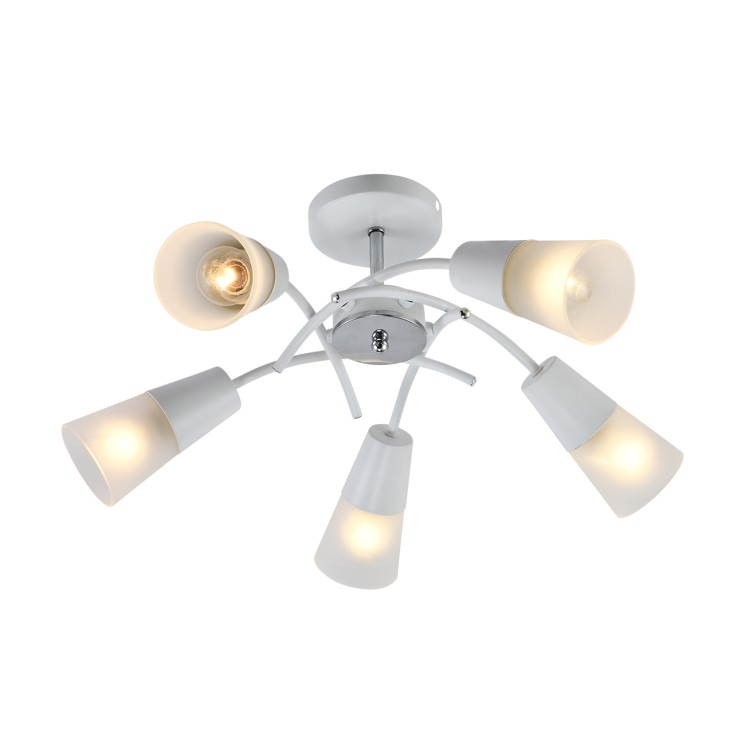 Escada 1109/5P Е14*40W White/Chrome