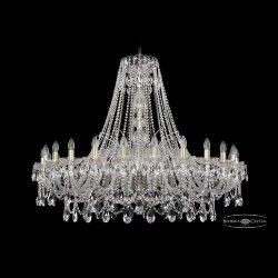 Люстра хрустальная 1411/24/460 G Bohemia Ivele Crystal (Стеклянный рожок)