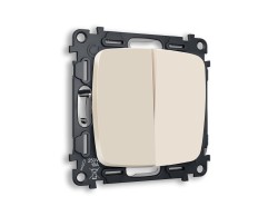 Ambrella Light Комплект механизма 2-клавишного проходного выключателя Ambrella Volt OMEGA MO323020