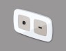 Ambrella Light Лицевая панель для HDMI розетки QUANT Ambrella Volt OMEGA OP3740