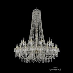 Люстра хрустальная 1403/20+10/400/h-117 G Bohemia Ivele Crystal (Стеклянный рожок)