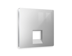 Ambrella Light Лицевая панель для компьютерной/телефонной розетки RJ-45/RJ-11 QUANT Ambrella Volt ALFA AP4120