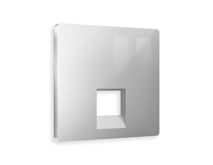 Ambrella Light Лицевая панель для компьютерной/телефонной розетки RJ-45/RJ-11 QUANT Ambrella Volt ALFA AP4120