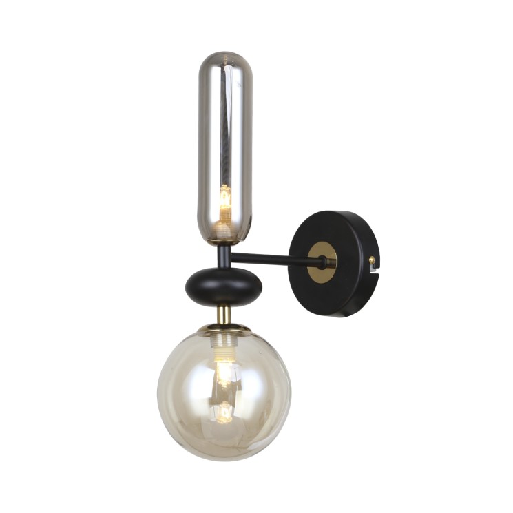 Escada 2102/2A G9*40W Black/Amber/Smoke