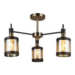 Escada 599/3P E27*60W Antique brass/Black