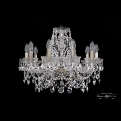 Люстра хрустальная 1411/10/195 Pa Bohemia Ivele Crystal (Стеклянный рожок)