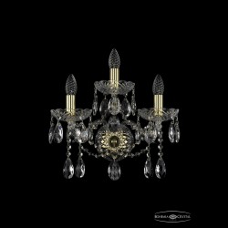 Бра хрустальные 1413B/2+1/165/XL G Bohemia Ivele Crystal (Стеклянный рожок)