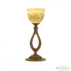 Настольная лампа бронзовая 71300L/15 G P1 Horse Bohemia Ivele Crystal (Бронзовые)
