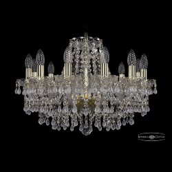 Люстра хрустальная 1410/12/195 G V0300 Bohemia Ivele Crystal (Стеклянный рожок)