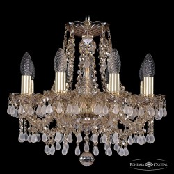 Люстра хрустальная 1410/8/141 G V0300 M721 Bohemia Ivele Crystal (Стеклянный рожок)