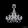 Люстра хрустальная 1402/20+10+5/530/XL-165 Ni Bohemia Ivele Crystal (Стеклянный рожок)