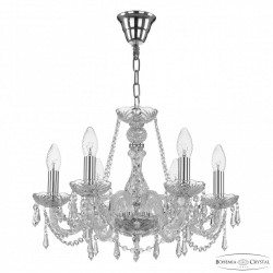 Люстра хрустальная 104/10/165 Ni Bohemia Ivele Crystal (Стеклянный рожок)