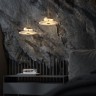 Светодиодный подвесной светильник с мраморным рассеивателем                      Eurosvet  40342 LED латунь