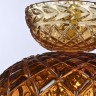 Подвесной светильник с цветным хрусталём 5478/22 G Amber/M-1F Balls Bohemia Ivele Crystal (5478)