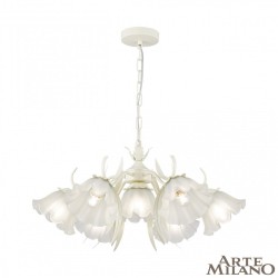 Люстра с плафонами в виде цветка 316066/D680/7 IV Arte Milano (Подвесные)