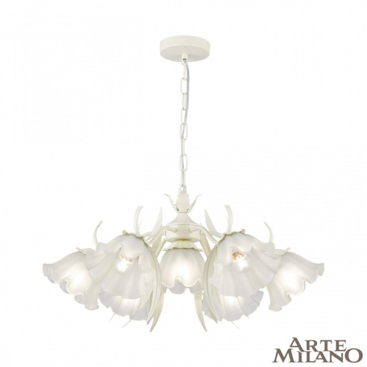 Люстра с плафонами в виде цветка 316066/D680/7 IV Arte Milano (Подвесные)