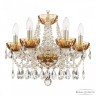 Люстра с цветным хрусталём 5413/6/141 G Amber/M-1H Bohemia Ivele Crystal (5413)