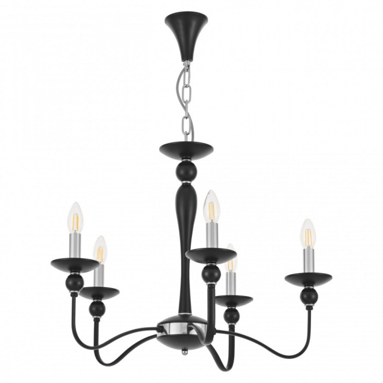 Люстра 820201.1.5.200.U.E14 Bk.Cr Arte Milano (Подвесные)