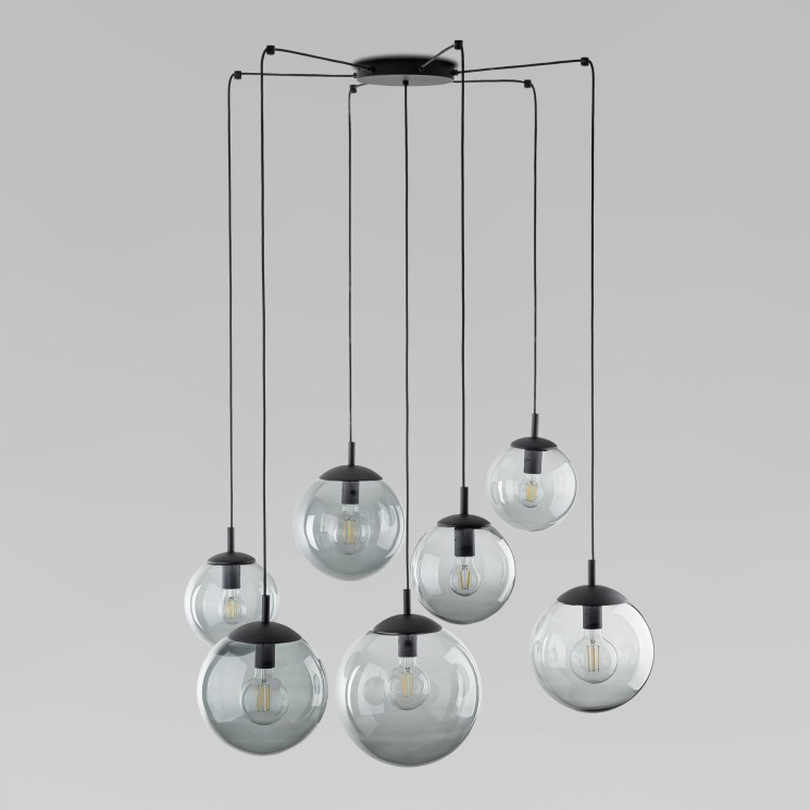 Подвесной светильник со стеклянными плафонами                      TK Lighting  5385 Esme